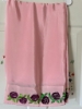 Picture of New customized baby pink pure crape saree