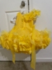 Picture of Brand New Yellow party wear frock 1- 2 year baby girl