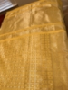 Picture of Brand new Yellow fancy pattu saree with stitched blouse