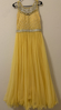 Picture of Yellow soft net long gown