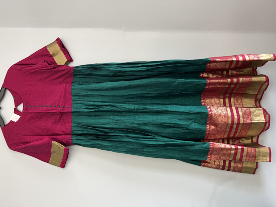 Picture of New handloom Narayanpet long dress