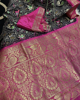 Picture of Black and pink Patola saree