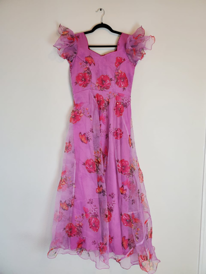 Picture of Organza embroidery work dress