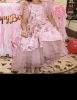 Picture of Girls pink high low frock 4-5Y