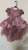 Picture of Girls pink high low frock 4-5Y