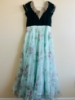 Picture of Floral Long Frock with velvet yoke