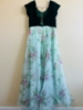 Picture of Floral Long Frock with velvet yoke