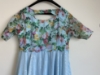 Picture of Sky blue sequins long frock with floral design