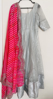 Picture of Combo two long frocks with lehriya dupatta