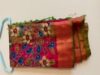 Picture of Pure Uppada Pattu Saree with Kalamkari Aplique Pallu