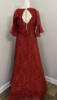 Picture of New bandini  georgette long frock with elbow ruffle hands