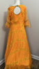 Picture of New bandini  georgette long frock with elbow ruffle hands