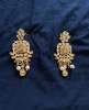 Picture of Beautiful Ganesh Haar set in pearls Mala with Ear Rings