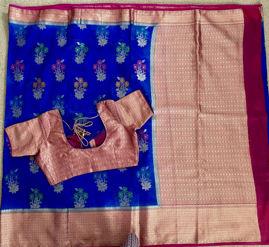 Picture of Benaras jute silk saree