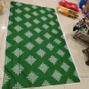 Picture of 8 ft x 8 ft Green Rangoli Backdrop