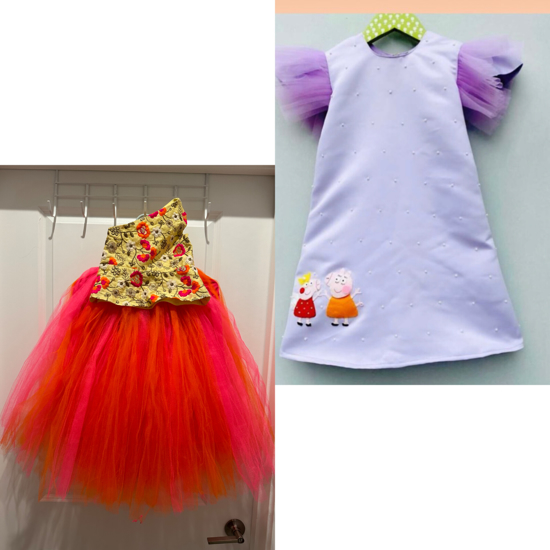 Picture of Peppa frock and lehenga 2-4y