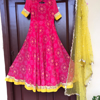 Picture of Long bandini dress with Dupatta