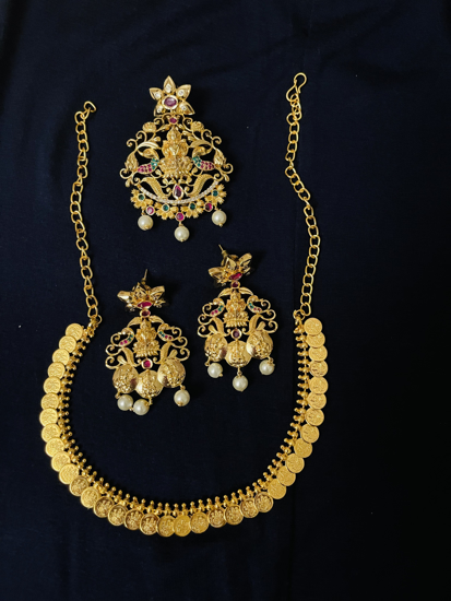Picture of Lakshmi kasu necklace combo