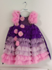 Picture of Purple and Pink shaded fluffy gown 1-2y