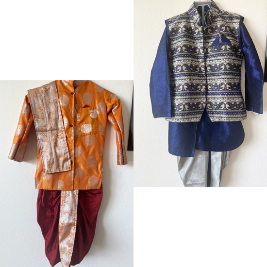 Picture of Two Boys kurta pajama sets 3-4y