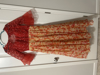 Picture of Red and Cream Long Frock