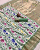 Picture of Floral meenakari Paithani border saree