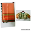 Picture of Green and orange fancy pattu saree