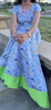 Picture of Customized Birds Pattern Long frock