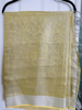 Picture of Pure tissue Lenin saree in lemon yellow with  silver sequins ready made blouse