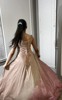Picture of Glitter partywear long gown