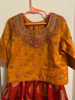 Picture of Pure Benaras Lehanga with hand maggam work blouse 6-8y