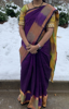 Picture of Uppada saree with heavymirror work blouse