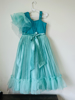 Picture of Sea green glitter Frock 4-5y