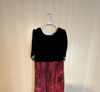 Picture of Chiffon velvet Long frock