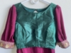 Picture of Fancy silk saree with puff sleeve blouse
