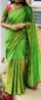 Picture of Lovely parrot green with contrast blouse