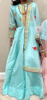 Picture of Blue long frock with dhupatta 6-8y