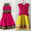 Picture of Combo pattu lehengas 2 yr