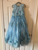 Picture of Blue Flower net Dress 2-4y