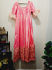 Picture of Pastel pink raw silk dress