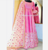 Picture of Pastel pink raw silk dress