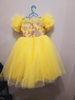 Picture of yellow tulle dress 2-3y