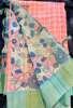 Picture of NEW Semi silk saree with Kalamkari Pallu