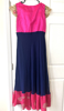 Picture of Navy blue and Pink gown