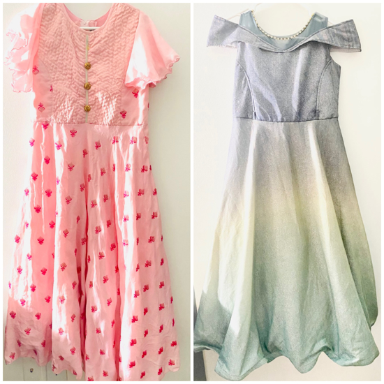 Picture of Set of 2 Long frocks 11-13y