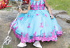 Picture of Customised long frock 2-4y