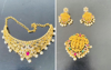 Picture of CZ stones premium quality choker and earrings plus pendant set