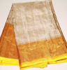Picture of Pure tissue saree with maggam work blouse & hip belt