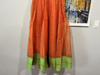 Picture of Organza long frock and cotton kalamkari frock