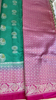 Picture of Combo sarees Dupian pattu lux green and fancy pattu orange sarees